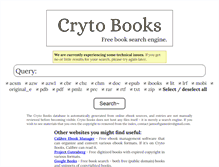 Tablet Screenshot of books.cryto.net